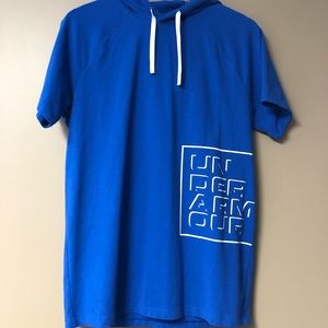 Under Armour Cropped Sleeve Sweatshirt Hoodie Men